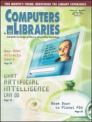 Computers in Libraries, October 2002