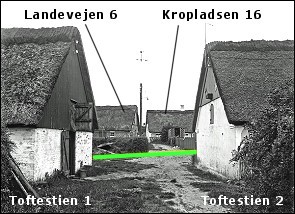 Sønderho, Landevejen 6, Kropladsen 16 og
 Toftestien 1 og 2
