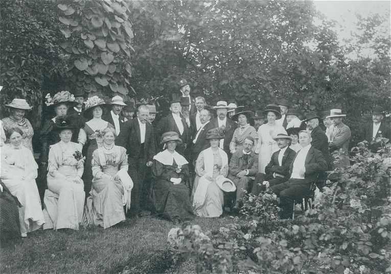 Ved indvielsen af Faaborg Museum 1910