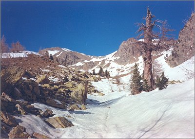 De franske alper. Isola 2000
