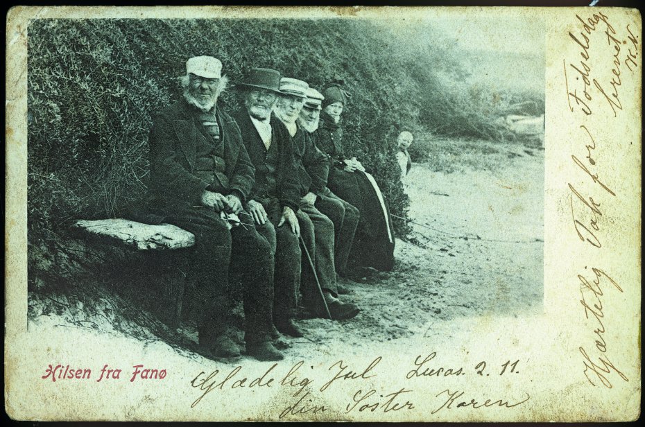 B&oslash;rsen - Havneb&aelig;nken i S&oslash;nderho ca. 1893