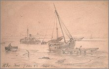 Holger Drachmann Nordby Havn 1893