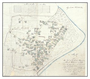 Thob&oslash;lls kort over S&oslash;nderho 1820