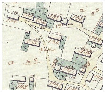 Thob�lls matrikelkort over S&oslash;nderho fra 1820