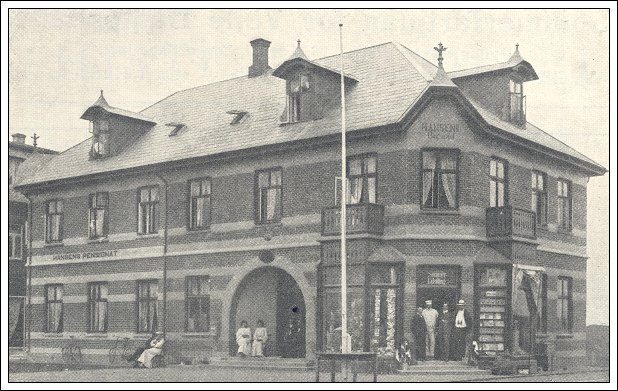 Boghandler Hansens pensionat og boghandel, Fan&oslash;