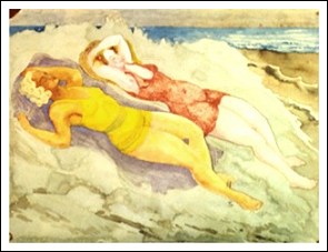 Carl Johan Forsberg: Solbadende