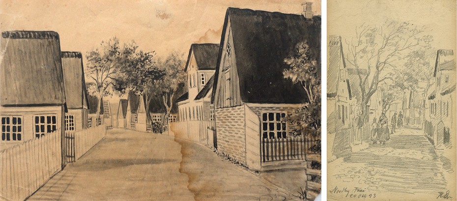 Johanne Bork. Hovedgaden i Nordby