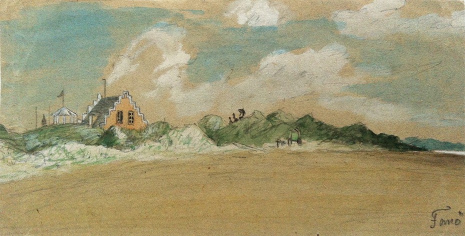 Johanne Bork. Pavillonen ved Fan&oslash; Bad