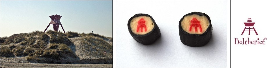 Sømærket ved Blokhus fotograferet af Jørgen Høst. Sømærket i Løkken på bolcher