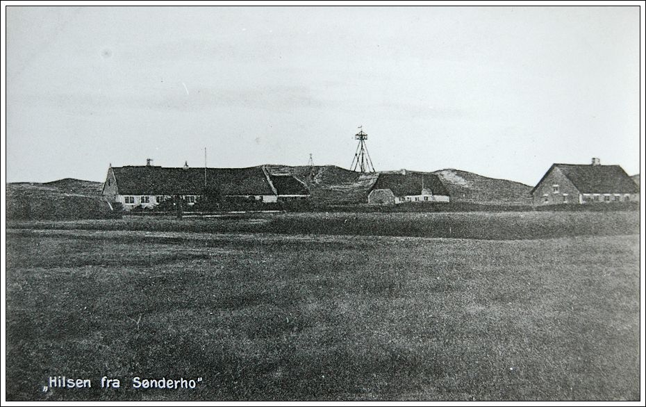 Hilsen fra Sønderho. Udateret postkort fra Fanø