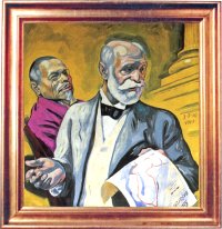 J.F. Willumsens dobbeltportr&aelig;t af Marstrand og Gustav Philipsen