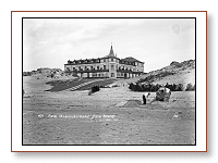 Missionskurstedet set fra stranden