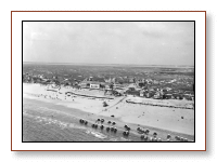 Fanø Vesterhavsbad set fra en flyver