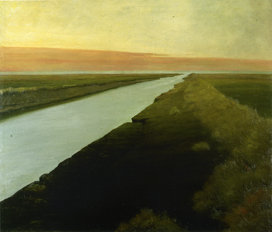Johan Rohde: Ribe &Aring;. 1890