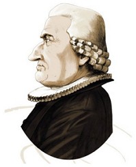 Karikatur af Johan Nordahl Brun udført af Marvin Halleraker Karikatur af Johan Nordahl Brun udført af Marvin Halleraker