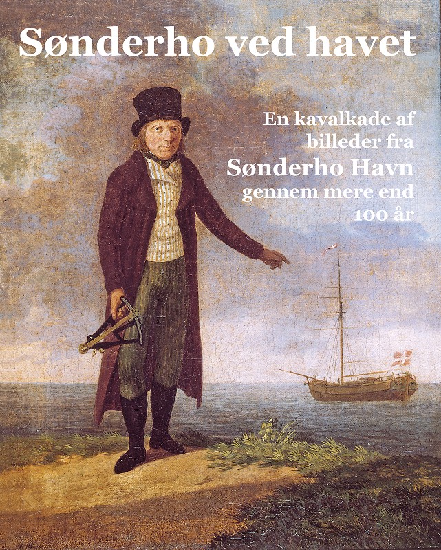 Skipper Morten Mathiesen, Sønderho, stående foran sin slup Ellen Cathrine 1806