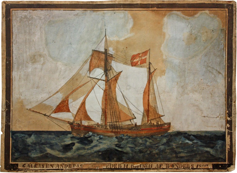 Peder Hansen Brinchs galease Andreas