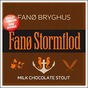 Fan&oslash; Stormflod Milk Chocolate Stout fra Fan&oslash; Bryghus