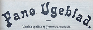 Fan&oslash; Ugeblad