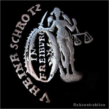 Schmalrandteller. Heinrich Schrotz und Ortshinweis des Freiburg im Breisgau