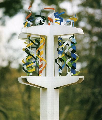 Per-Olof Ultvedt: Detalje af udkast til Monument for bev&aelig;gelsen, en skulptur til Silkeborg. Foto: Lars Bay