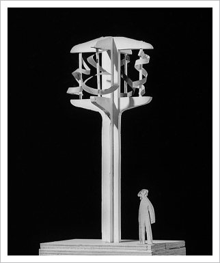 Per-Olof Ultvedts fjerde udkast til Silkeborg-skulpturen. 1995. Foto Lars Bay